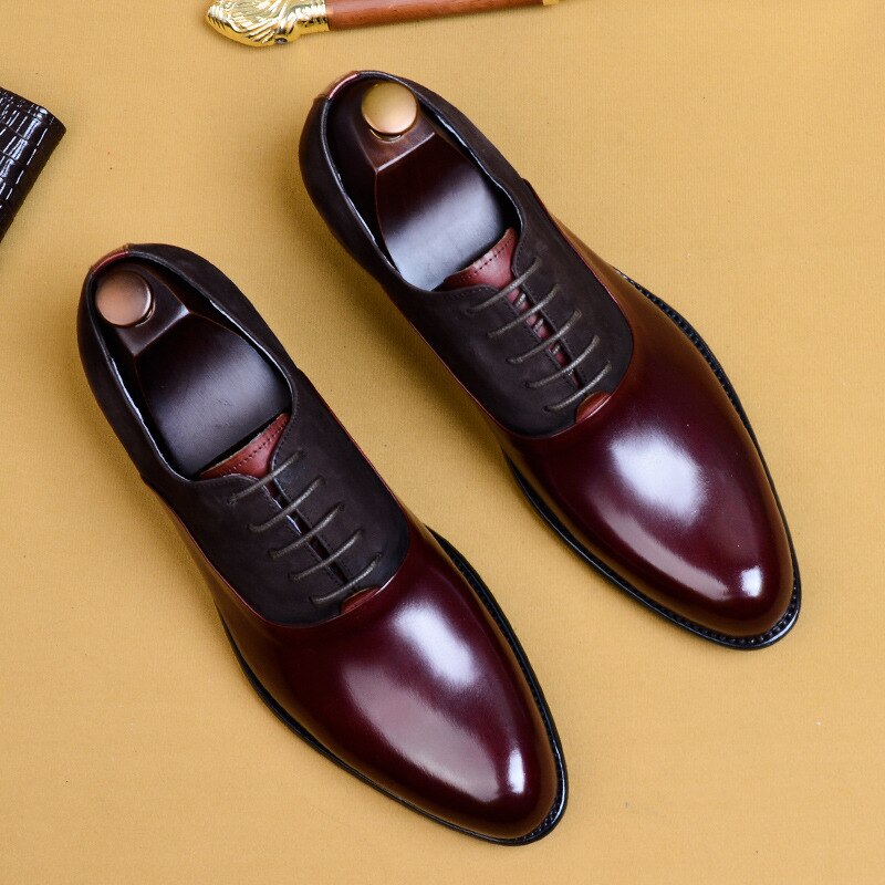 Men's Formal Leather Dress Shoes | Groom & Groomsmen Wedding Shoes