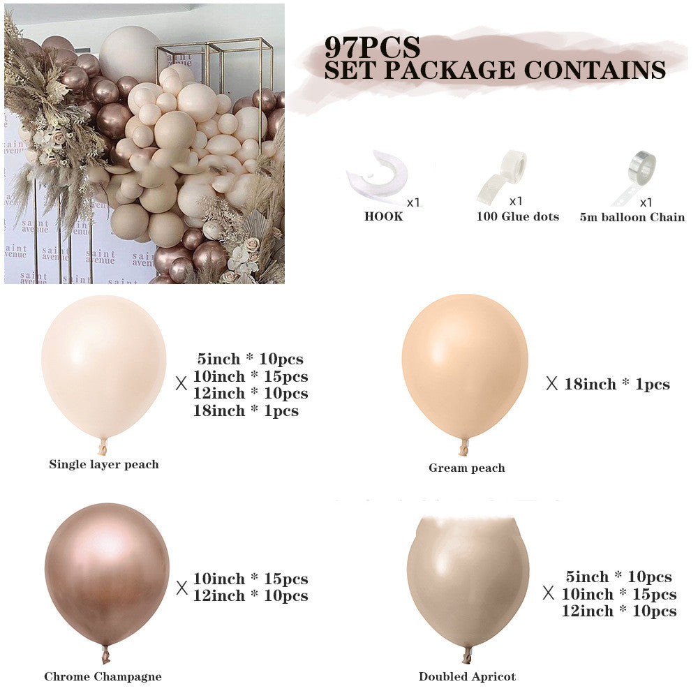 Guirlande de ballons pour mariage | Décorations de fête pour enterrement de vie de jeune fille