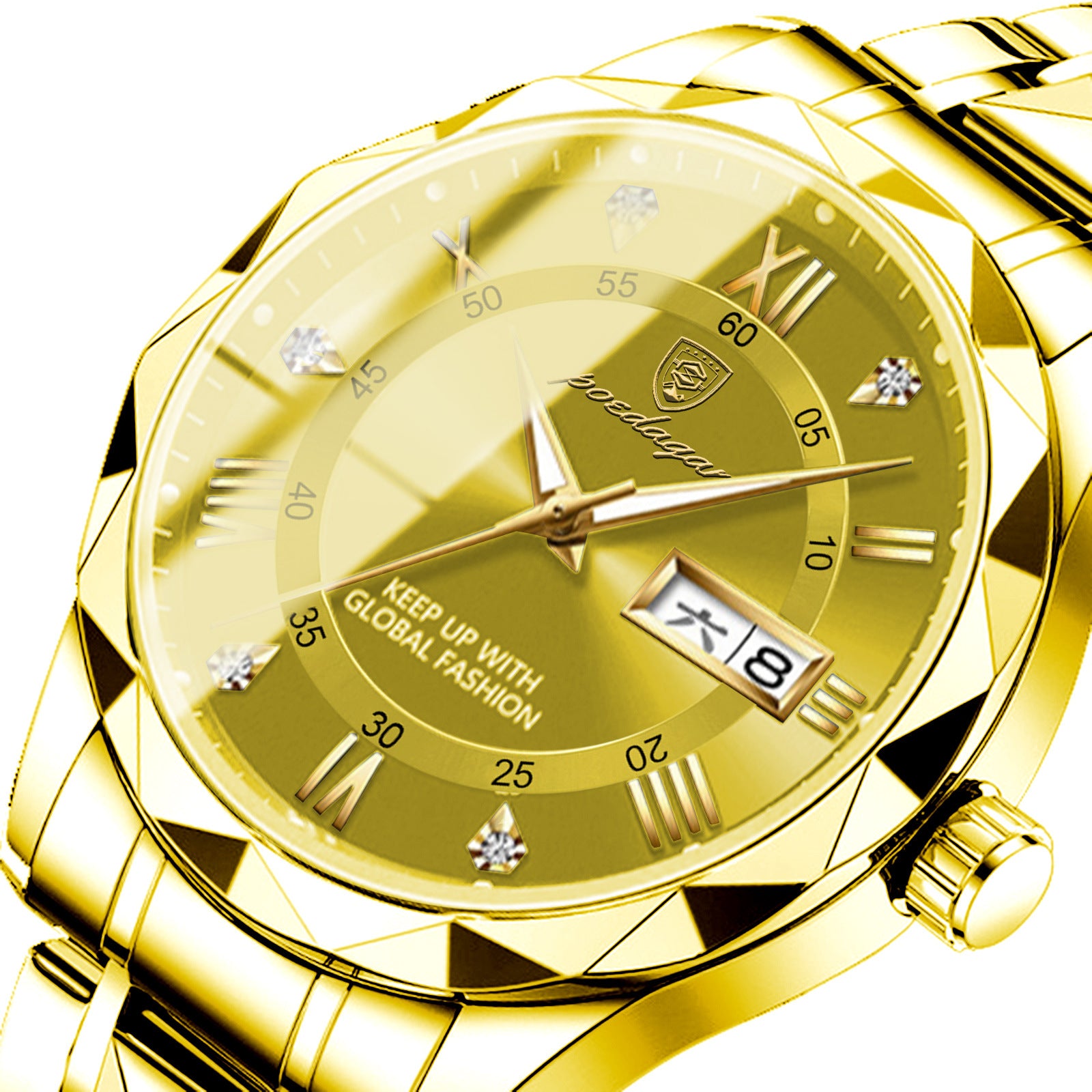 Montre Classique à Quartz pour Homme | Bracelet en Acier