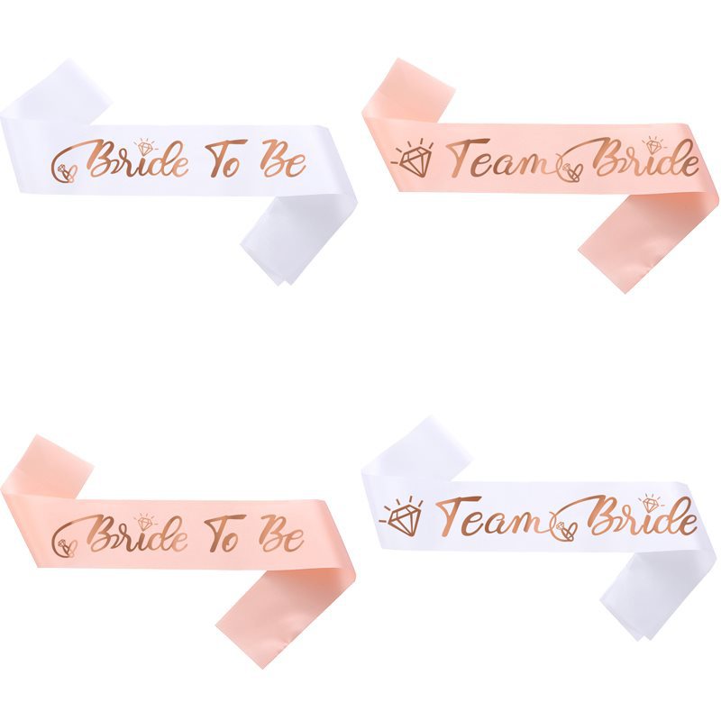 Écharpe "Team Bride" | Bandoulière pour enterrement de vie de jeune fille