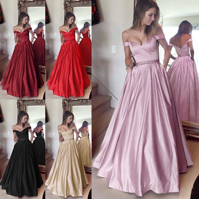 Robe de soirée bouffante 2 pièces en soie | Robe de cérémonie élégante