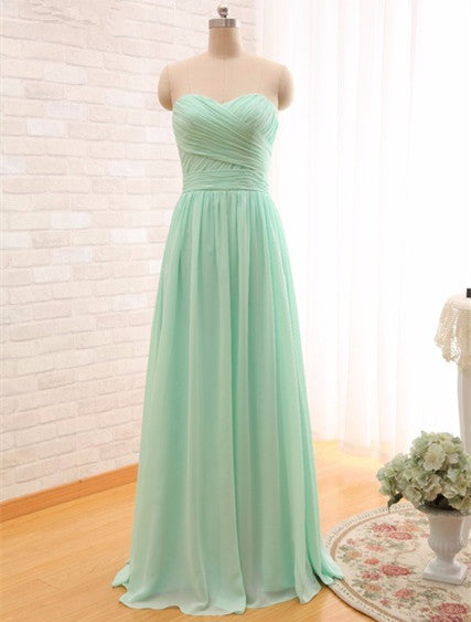 Robe de demoiselle d'honneur en mousseline | Styles double épaule, une épaule et bustier