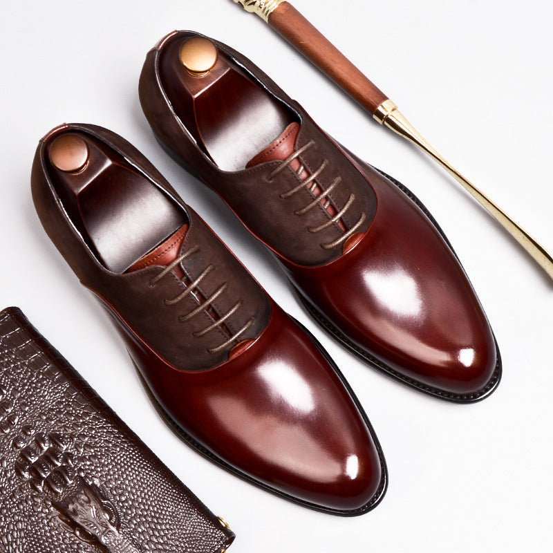 Men's Formal Leather Dress Shoes | Groom & Groomsmen Wedding Shoes