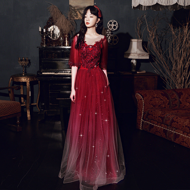 Robe de Demoiselle d'Honneur Élégance Dégradée