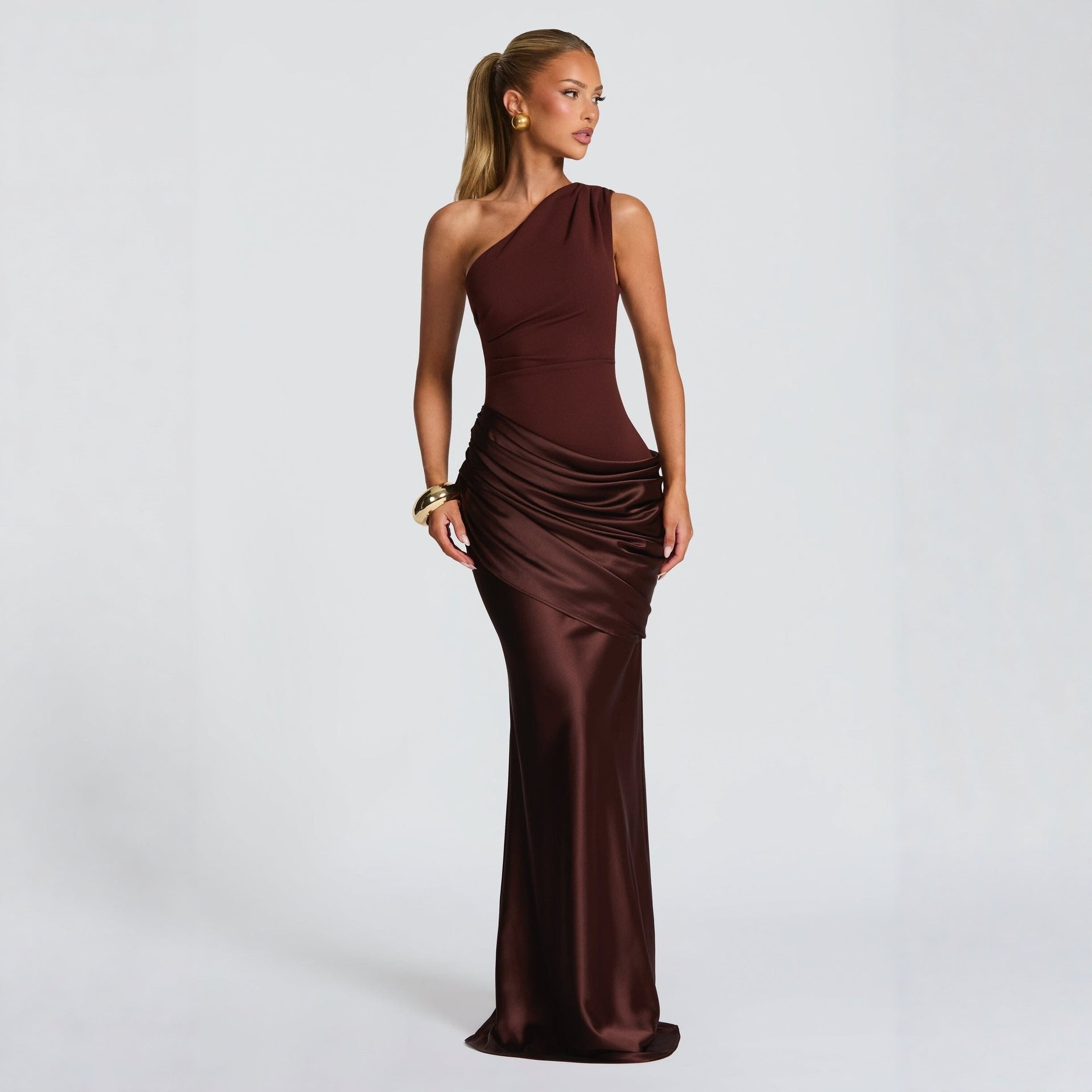 Off-Shoulder Mermaid Maxi Gown