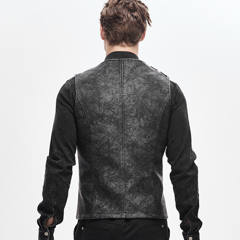 Gilet pour homme floral à nouer dans le dos