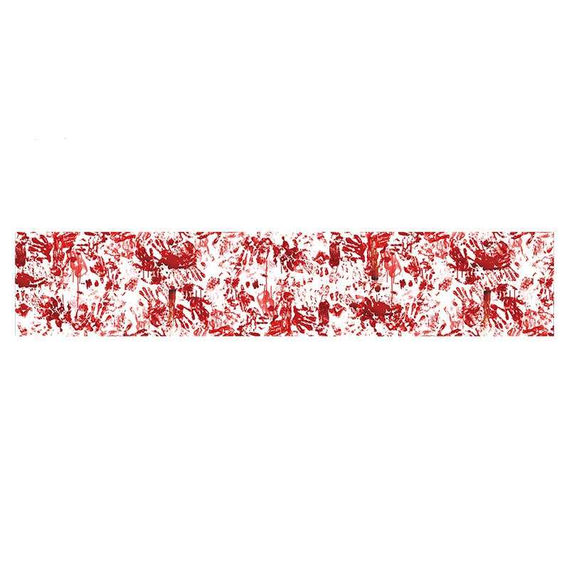 Nappe de mariage gothique | Nappe motif empreinte de main sanglante