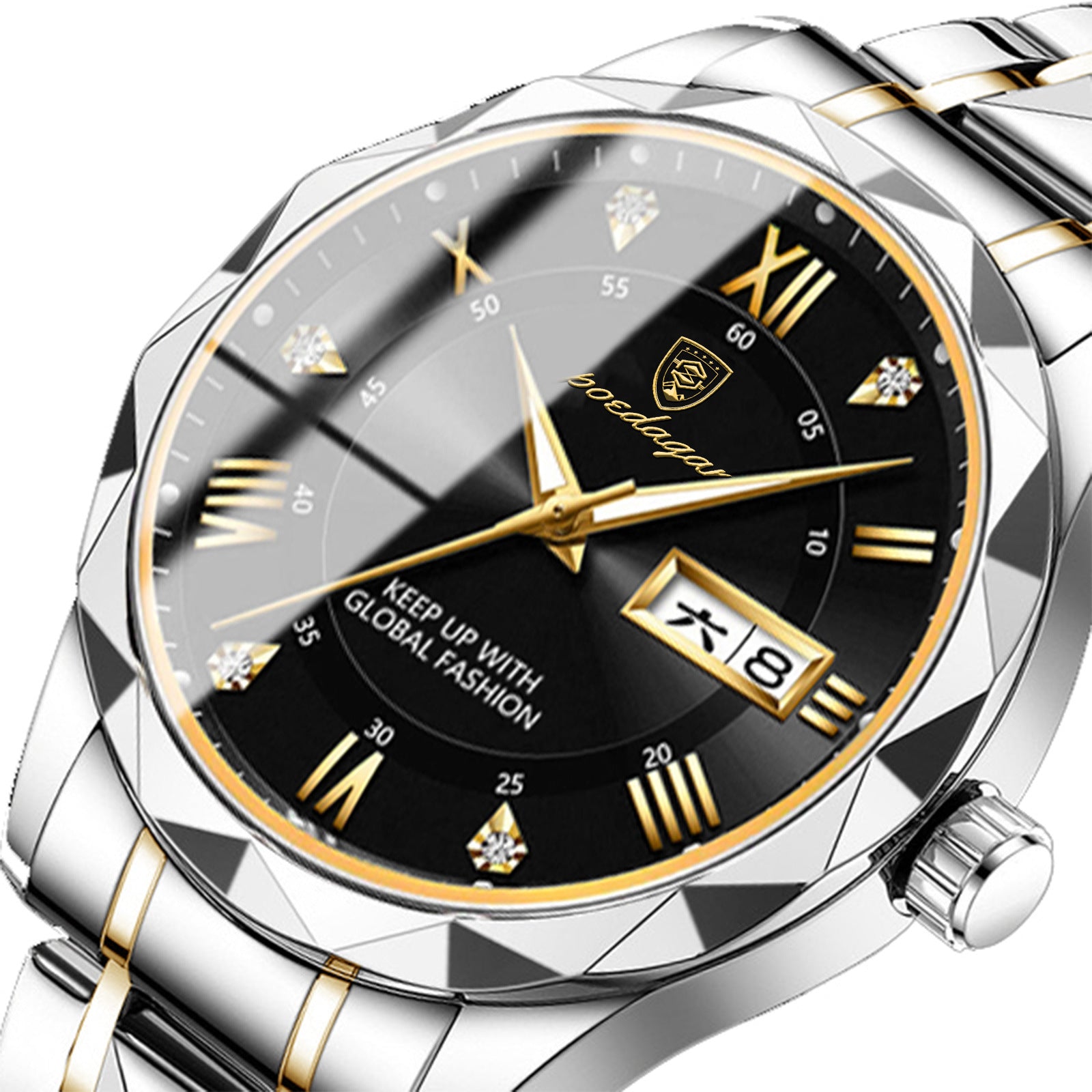 Montre Classique à Quartz pour Homme | Bracelet en Acier