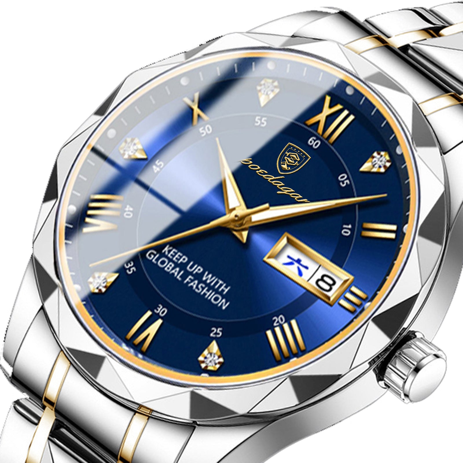 Montre Classique à Quartz pour Homme | Bracelet en Acier