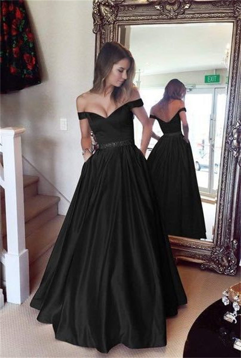 Robe de soirée bouffante 2 pièces en soie | Robe de cérémonie élégante