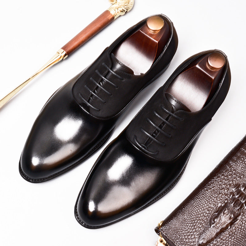Men's Formal Leather Dress Shoes | Groom & Groomsmen Wedding Shoes