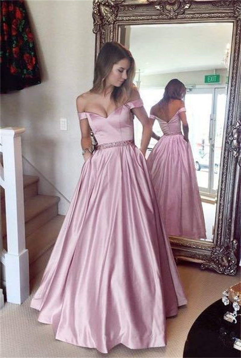 Robe de soirée bouffante 2 pièces en soie | Robe de cérémonie élégante