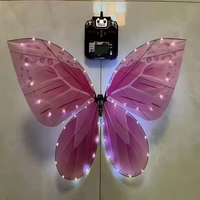 Drone LED papillon pour scène et mariage - Ornement volant télécommandé rechargeable