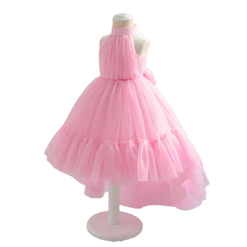 Nouvelle robe de princesse de luxe pour bébé 1 an, pour anniversaire, bal de promo, fleurs, mariage, vêtements pour enfants