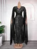 Robes de soirée africaines grande taille 2025 pour femmes, dashiki, Ankara, paillettes, robe de mariée, robe de soirée sexy moulante longue pour Noël