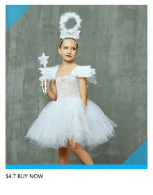 Costume de petite fille vampire gothique Robe de reine maléfique Tutu pour Halloween Fête cosplay Vêtements pour enfants Déguisement