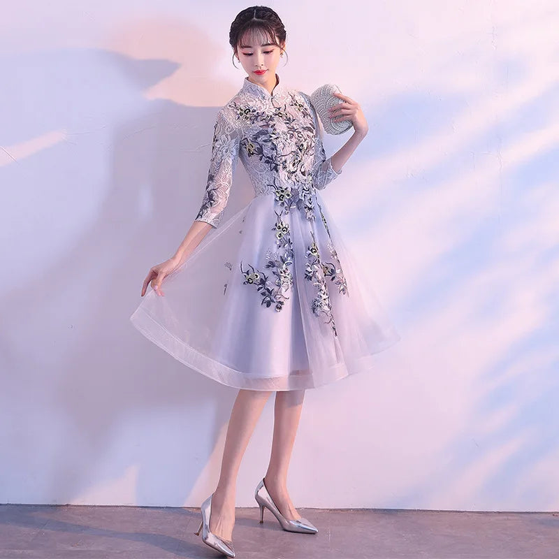 Robe de soirée femme 2024 Nouvelle robe de bal longue d'été pour banquet et animatrice de réunion annuelle