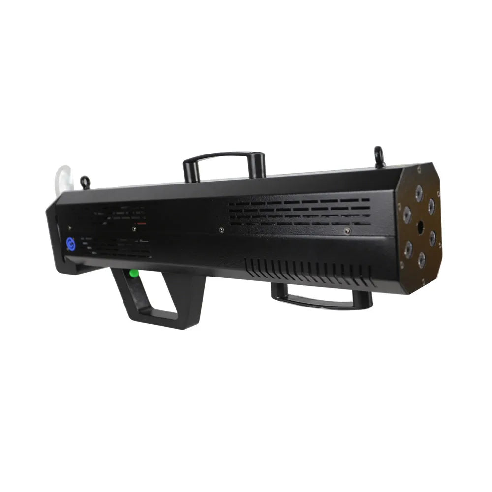 Pistolet à fumée colonne d'air portable 1500W RGB LED pour mariages et scènes de DJ, boîtes de nuit, discothèques, concerts et décorations de fêtes