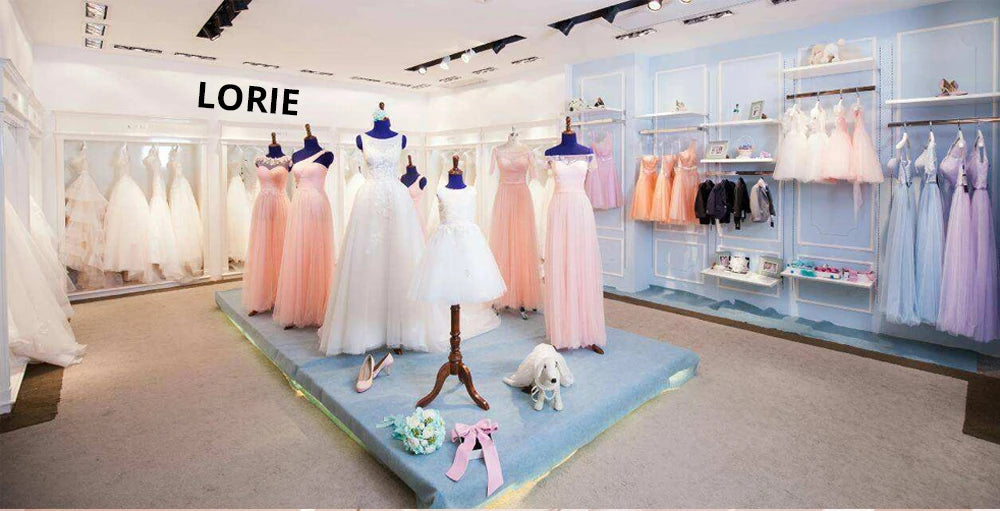 Robe de mariée de plage en dentelle LORIE, épaules dénudées, ligne A, en satin, plissée, coupe princesse, personnalisée
