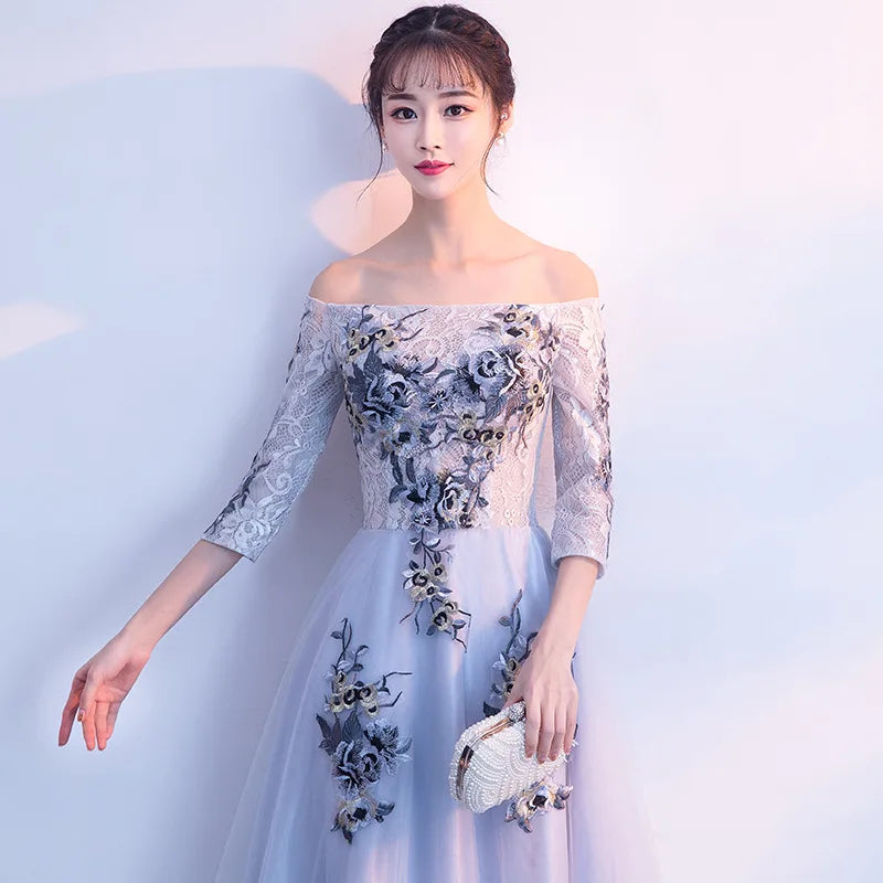Evening Gown Woman 2024 New Summer Banquet Long Annual Meeting Host Dress