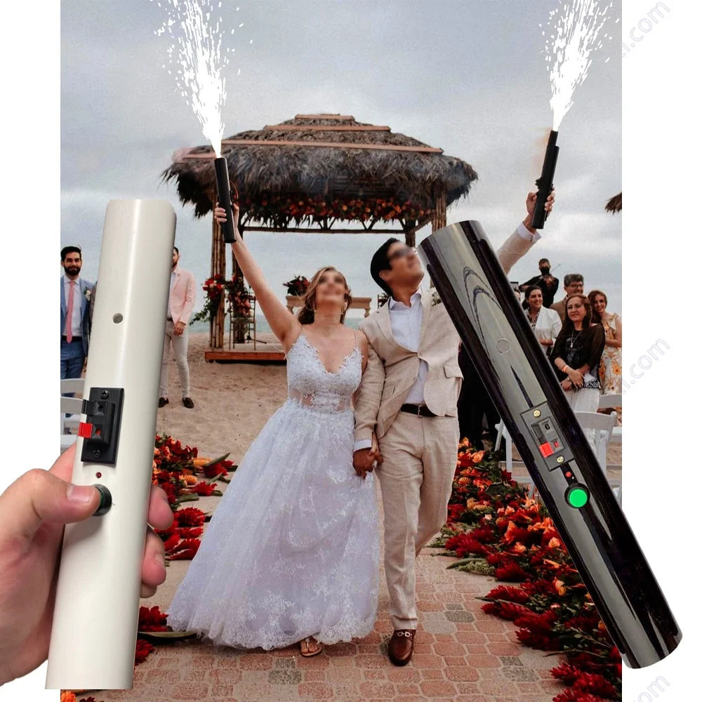Bride Marriage Couple Entry Dj Dance Wedding Supplies Decoration Centerpieces Arch Decorate Hand Fireworks Cold Pyro Modern
