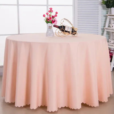 Wedding Christmas Decorative Table Cloth Round Tablecloths Dining Table Cover Birthday Banquet Decor Home Dining Table Cover