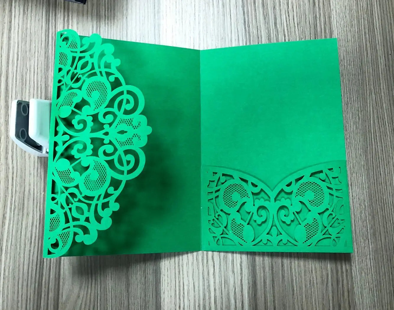 50pcs Elegant Laser Cut Wedding Invitations Card Customize Greeting Card Business With RSVP Cards Birthday Party Favor Supplies