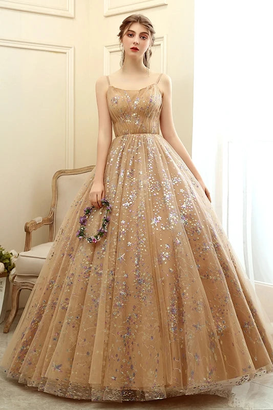 Robe de soirée et de bal Feishiluo pour femme, style moderne, ligne A, longueur ras du sol, avec appliques, décolleté en cœur et dos nu