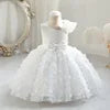 TPY0 Nouvelle Robe de Soirée Formelle en Satin avec Nœud Robe de Princesse Décontractée Printemps Filles d'Honneur Enfants Robes de Mariage