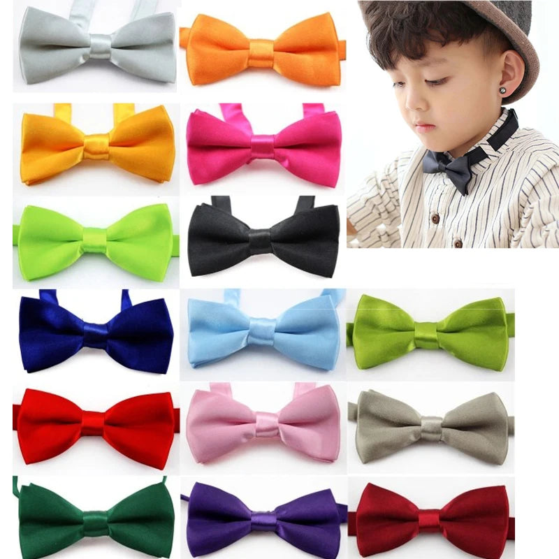 Satin Bow Tie | Men & Kids Wedding Bow Ties in 30+ Colors
