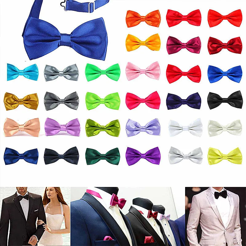Satin Bow Tie | Men & Kids Wedding Bow Ties in 30+ Colors