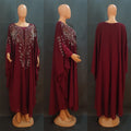 Liu Ming Wholesale Luxury Women Kaftan Islam Kimono Robe Caftan Ramadan Dubai Evening Gown Abayas Muslim Dress