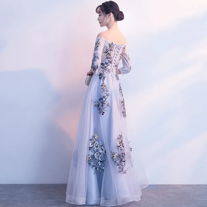 Evening Gown Woman 2024 New Summer Banquet Long Annual Meeting Host Dress
