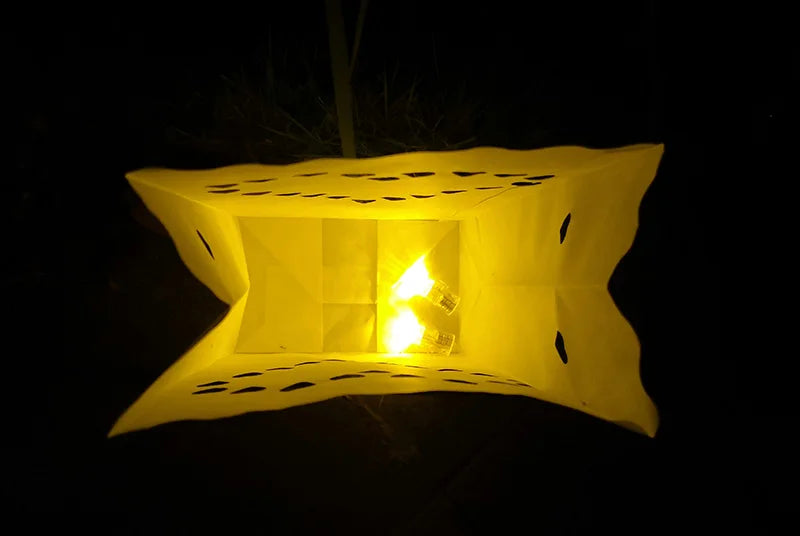 50 pièces/lot Photophore Chauffe-plat Luminaria en papier Sac à bougies pour Noël Fête de mariage en plein air Décoration Fête