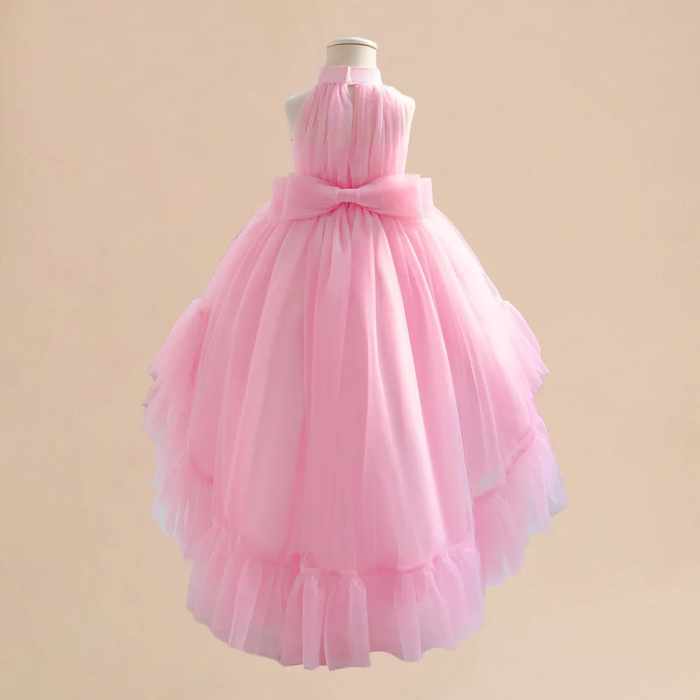 Nouvelle robe de princesse de luxe pour bébé 1 an, pour anniversaire, bal de promo, fleurs, mariage, vêtements pour enfants