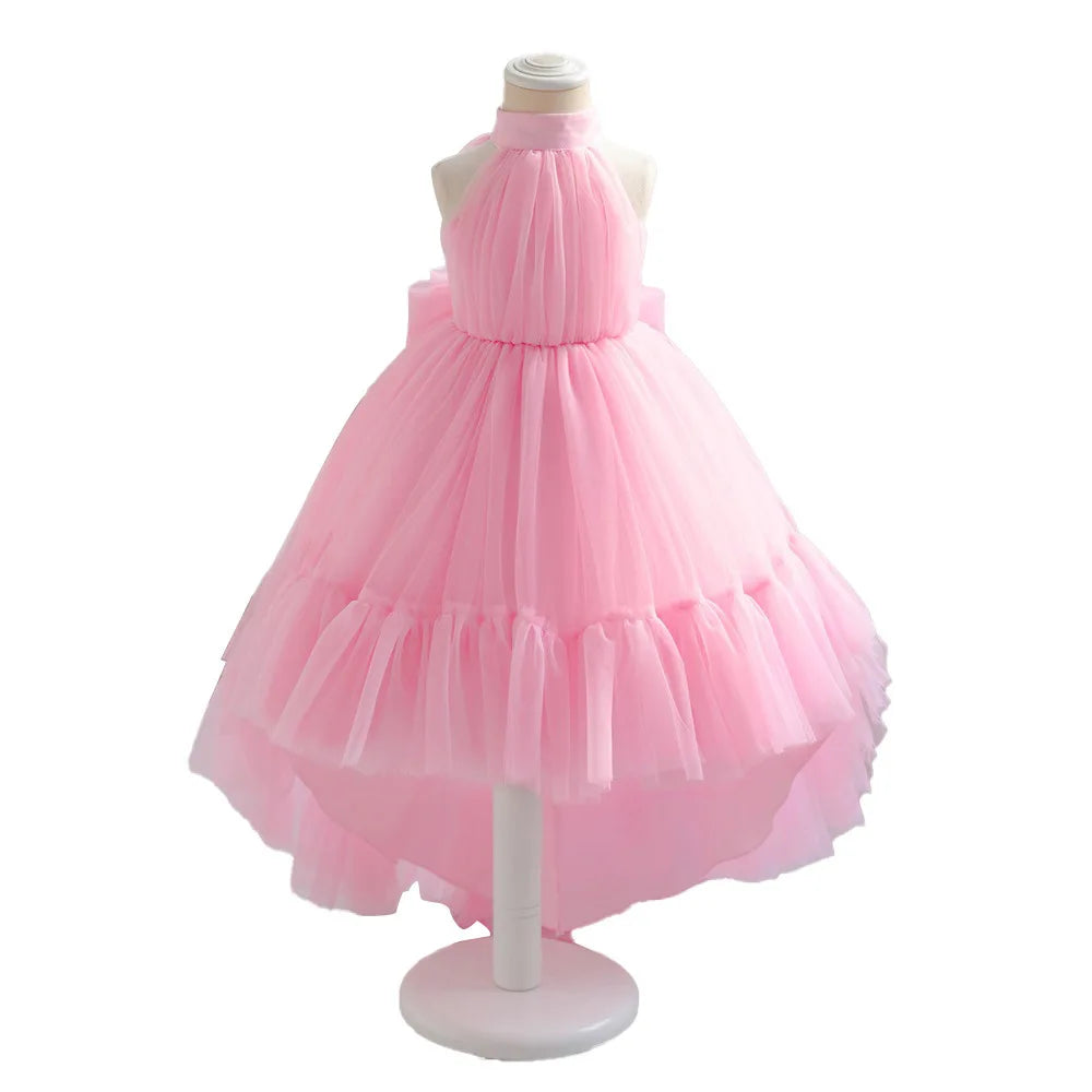 Nouvelle robe de princesse de luxe pour bébé 1 an, pour anniversaire, bal de promo, fleurs, mariage, vêtements pour enfants