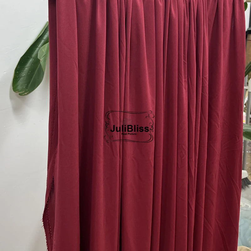 Tissu jersey extensible tricoté, bon drapé pour la décoration de mariage, les toiles de fond de fête, les rideaux, les arrière-plans de photographie, largeur 170 cm