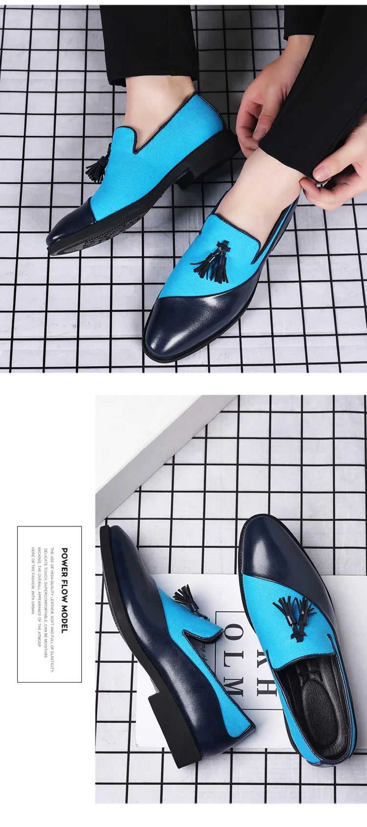 Chaussures Habillées Homme 2026 Nouvelles Chaussures en Cuir Décontractées Homme Chaussures Habillées d'Affaires en Cuir Tendance Polyvalentes Mocassins Bout Pointu à Enfiler