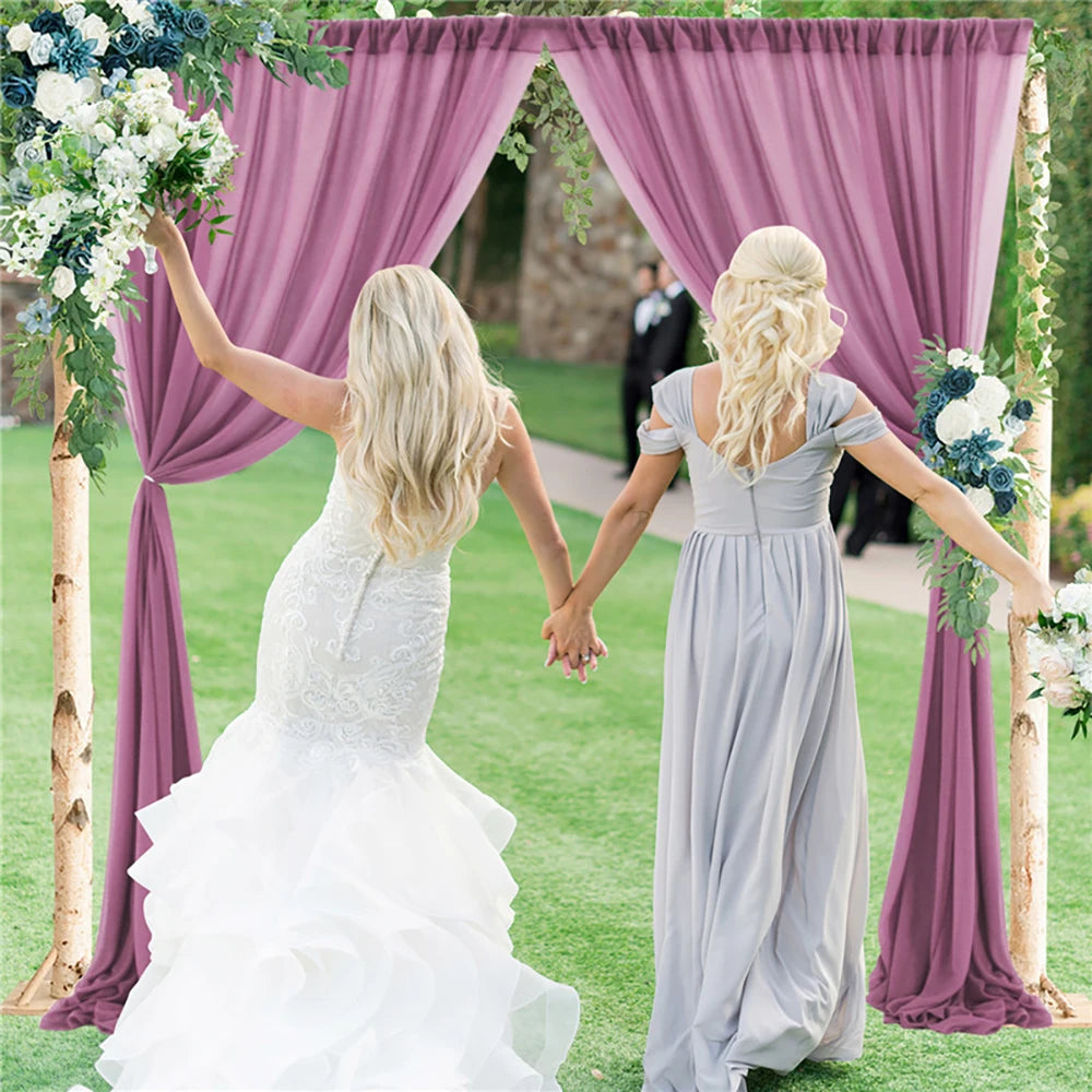 Satin Backdrop Christmas Curtains Wrinkle Free Silky Fabric Background Drapes for Baby Shower Birthday Party Prom Wedding Decor