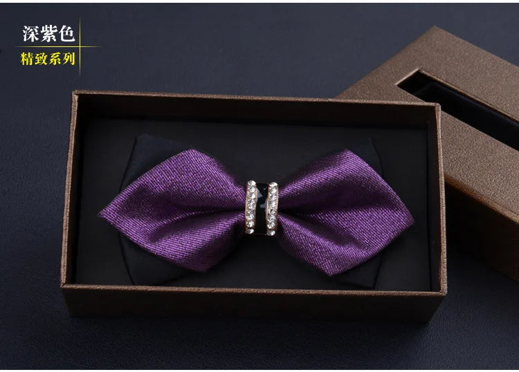 Nœud Papillon Fait à la Main de Haute Qualité pour Hommes, Banquet d'Affaires, Mariage, Hôte, Costume de Marié, Chemise, Bijoux, Cadeaux, Nœud Papillon en Velours