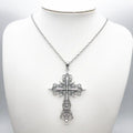 Collier pendentif Croix Gothique — Bijoux Alternatifs Rock Punk
