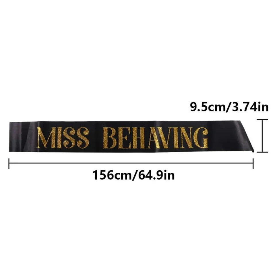 7pcs, Team Bride Bachelorette Party Shoulder Strap Bride To Be Satin Sash Decoration Accessories Party Wedding Bridal Supplies