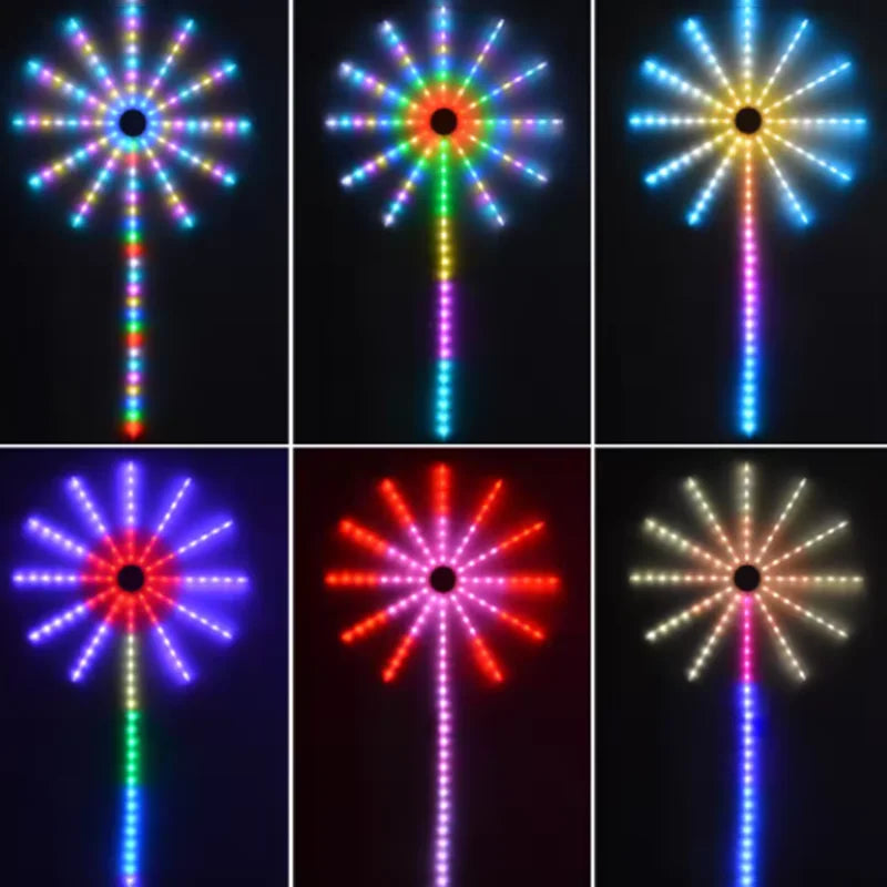 Guirlande lumineuse de Noël intelligente RVBIC à LED, bande lumineuse USB, lampe guirlande LED, pour l'extérieur, le jardin, la chambre, le camping, la décoration de mariage, lumières féériques