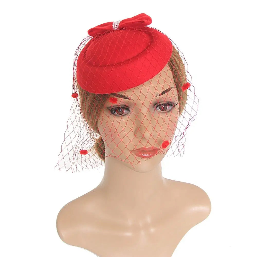 Accessoires Cheveux Serre-têtes Fascinateurs Chapeaux de Mariage Élégants Nœud Feutre Bandeau Pince à Cheveux Fascinateur Chapeau Haut de Forme Mariée