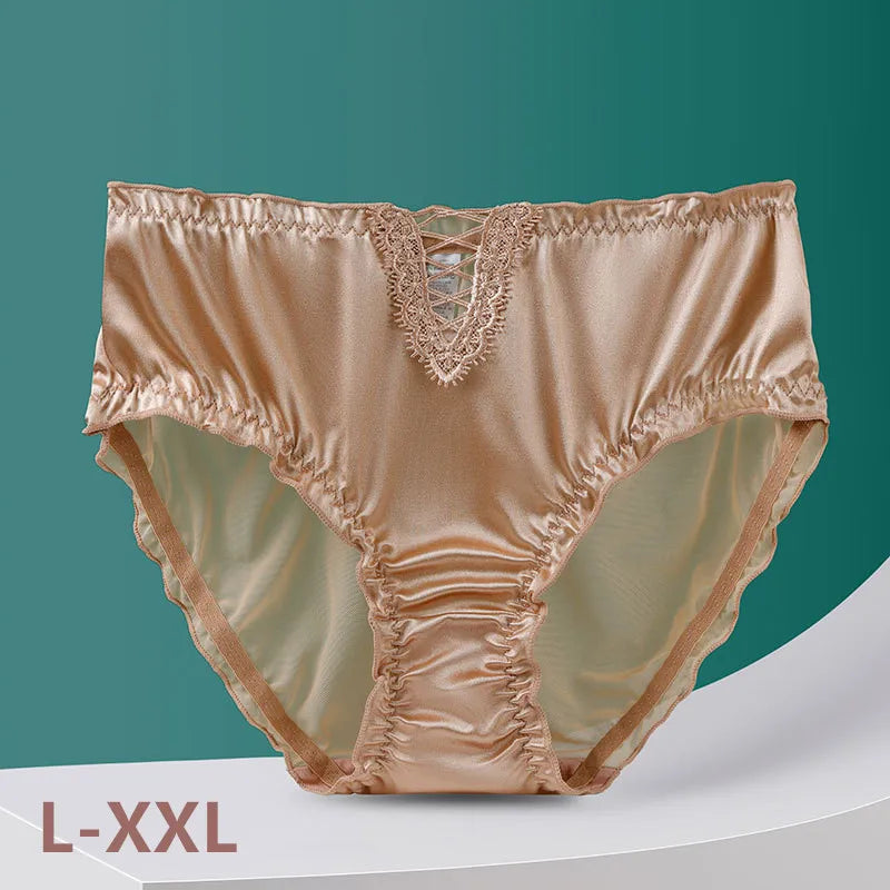 Ropa interior para mujeres sexy panties women lace oversized lenceria hollow breathable lingerie cotton crotch underwear women