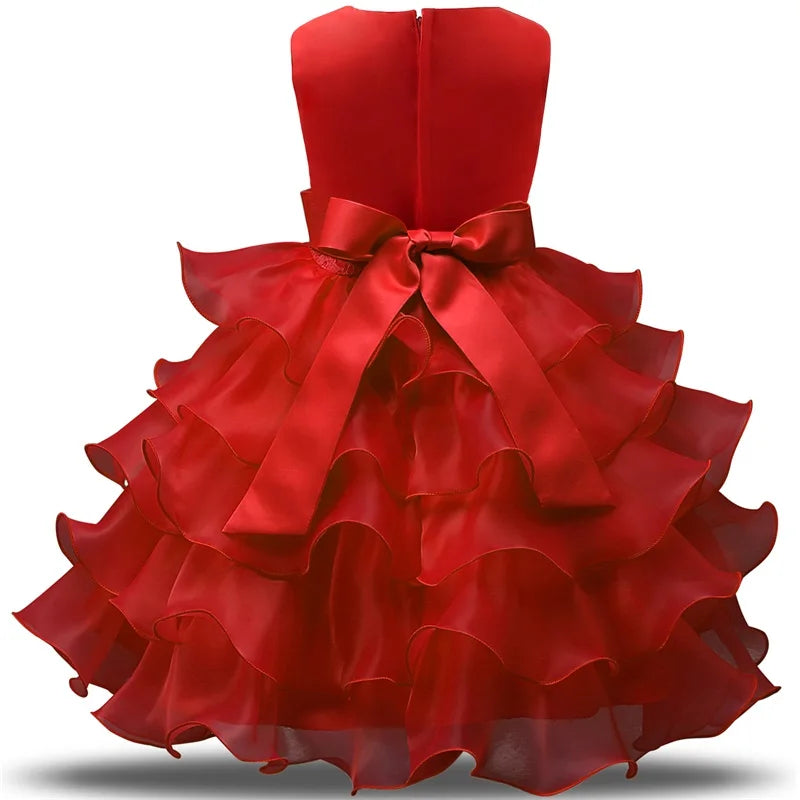 Robe de demoiselle d'honneur pour mariage, pour bébé fille de 2 à 8 ans, tenues d'anniversaire, robes de première communion pour enfants, tenues de fête pour petites filles