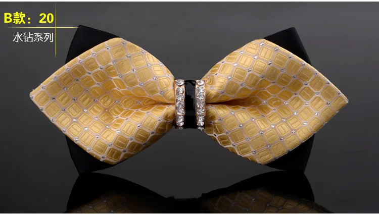 Nœud Papillon Fait à la Main de Haute Qualité pour Hommes, Banquet d'Affaires, Mariage, Hôte, Costume de Marié, Chemise, Bijoux, Cadeaux, Nœud Papillon en Velours