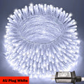 24V 100/800LED String Lights 8 Modes Waterproof Blue White Warm RGB LED Fairy Lights Courtyard Christmas Party Wedding Decor