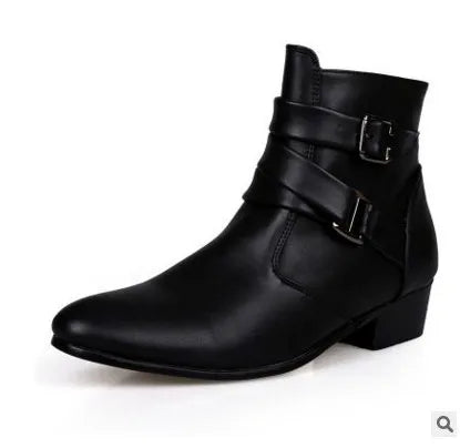 Marque Hommes Bottes Cuir Oxford Ville Chaussures Homme Britannique Chelsea Chaussure Hommes Hiver Affaires Pointu Chaussures 2025 Bottines