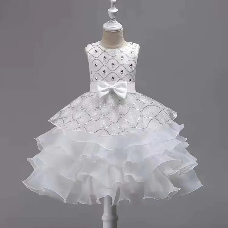 Robe de demoiselle d'honneur pour mariage, pour bébé fille de 2 à 8 ans, tenues d'anniversaire, robes de première communion pour enfants, tenues de fête pour petites filles